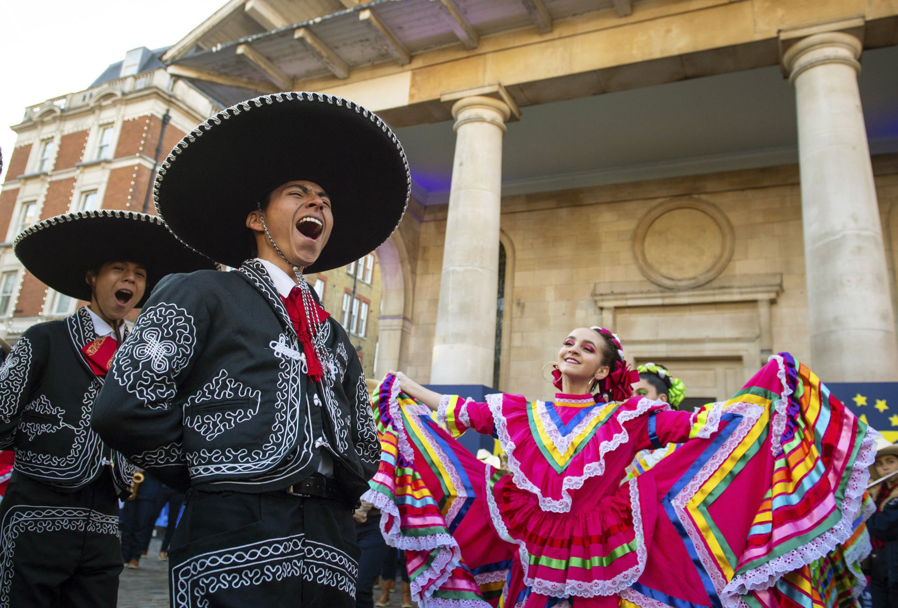 APTOPIX Britain Carnaval del Pueblo